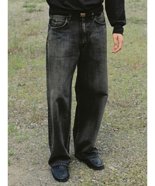 LIDNM（リドム）の「VINTAGE SLUB STRAIGHT DENIM（デニムパンツ