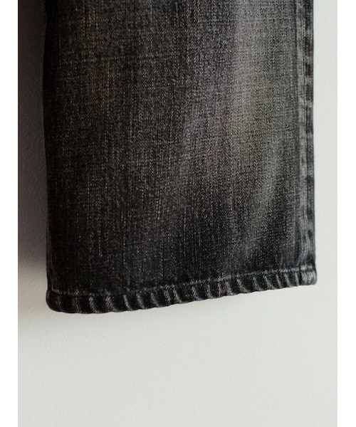 LIDNM(リドム)の「Straight Heritage Denim Pants(デニムパンツ・メンズ・ブラック・S/M/L)」の14枚目の写真