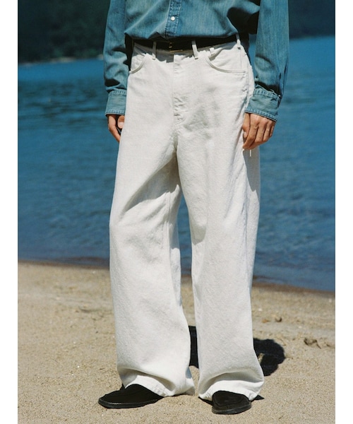 スーツ LIDNM ALPACA SILK TWEED TROUSERS LIDNM / Llife ONLINE STORE / ALPACA SILK TWEED TROUSERS