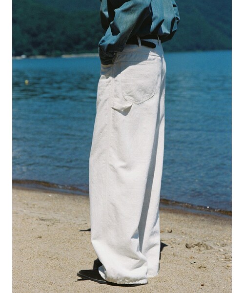 LIDNM（リドム）の「Shetland Painter Pants（その他パンツ・メンズ・ホワイト・S/M/L）」の5枚目の写真