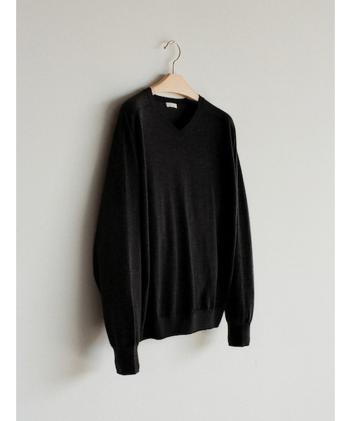 【LIDNM】W/Si/Ca 18G V Neck Knit LIDNM（リドム）の「W/Si/Ca 18G V Neck Knit（ニット/セーター