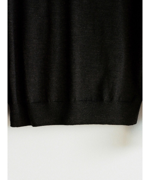 LIDNM（リドム）の「W/Si/Ca 18G V Neck Knit（ニット/セーター