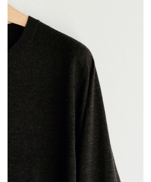 LIDNM W/Si/Ca 18G V Neck Knit Sサイズ LIDNM（リドム）の「W/Si/Ca 18G V Neck Knit（ニット/セーター