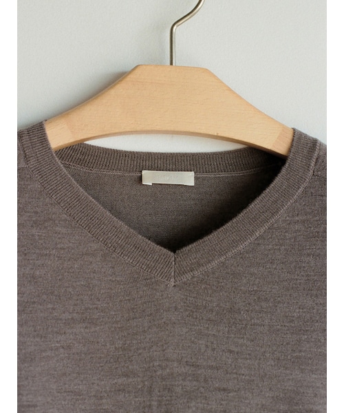 【LIDNM】W/Si/Ca 18G V Neck Knit Mサイズ LIDNM】W/Si/Ca 18G V Neck Knit Mサイズ - メルカリ