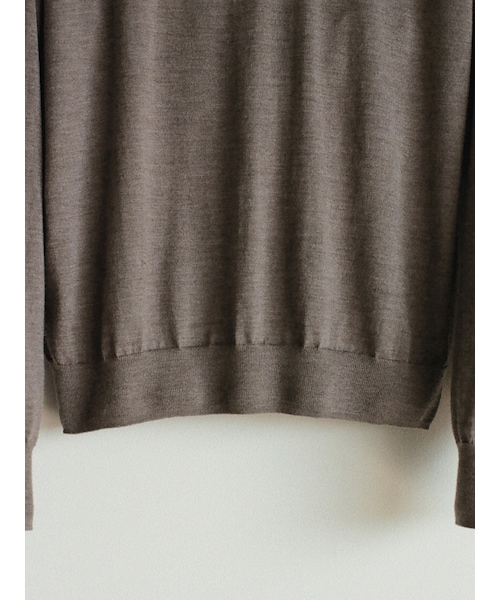 LIDNM（リドム）の「W/Si/Ca 18G V Neck Knit（ニット/セーター