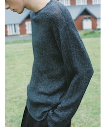 LIDNM | Alpaca Uneven Rib Knit(ニット/セーター)