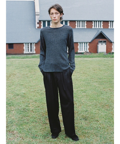 LIDNM リドム Alpaca Uneven Rib Knit　リブニット LIDNM / Llife ONLINE STORE / Alpaca Uneven Rib Knit