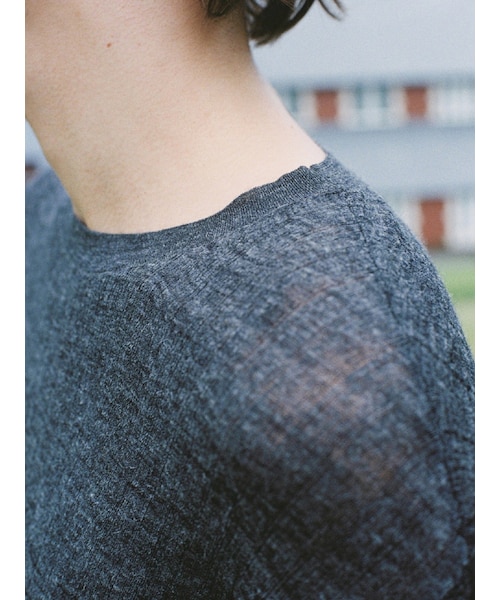 LIDNM（リドム）の「Alpaca Uneven Rib Knit（ニット/セーター