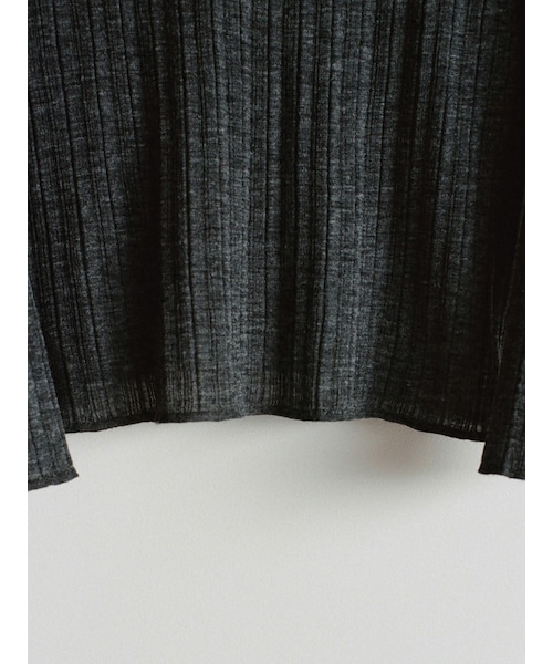 LIDNM（リドム）の「Alpaca Uneven Rib Knit（ニット/セーター・メンズ・グレー・S/M/L）」の12枚目の写真