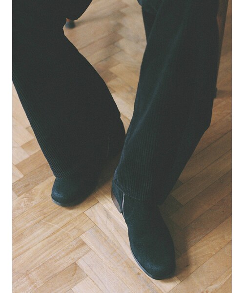 Llife(ライフ)の「Llife SLIGHT SQUARE ZIP BOOTS(ブーツ・メンズ・ブラック・41/42/43)」の2枚目の写真