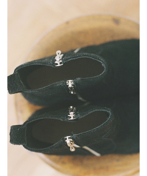 Llife(ライフ)の「Llife SLIGHT SQUARE ZIP BOOTS(ブーツ・メンズ・ブラック・41/42/43)」の8枚目の写真