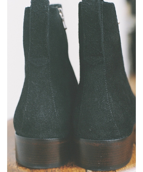 Llife(ライフ)の「Llife SLIGHT SQUARE ZIP BOOTS(ブーツ・メンズ・ブラック・41/42/43)」の10枚目の写真