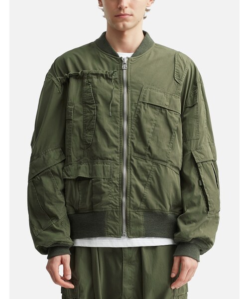 AD2003JUNYA WATANABE ギャルソン 千鳥歪み変形ジャケットM CANADA GOOSE×JUNYA WATANABE MAN綿ダックコラボレーションダウン