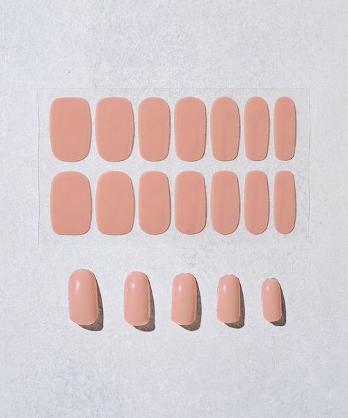 3coins（3coins）の「シアーワンカラージェルネイルシール／and us