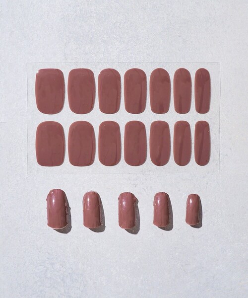 3coins（3coins）の「シアーワンカラージェルネイルシール／and us