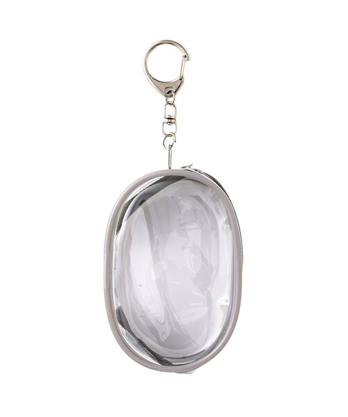 3coins(3coins)の「ミニクリアポーチ/and us(ポーチ・レディース・アイボリー/グレー・FREE)」の2枚目の写真