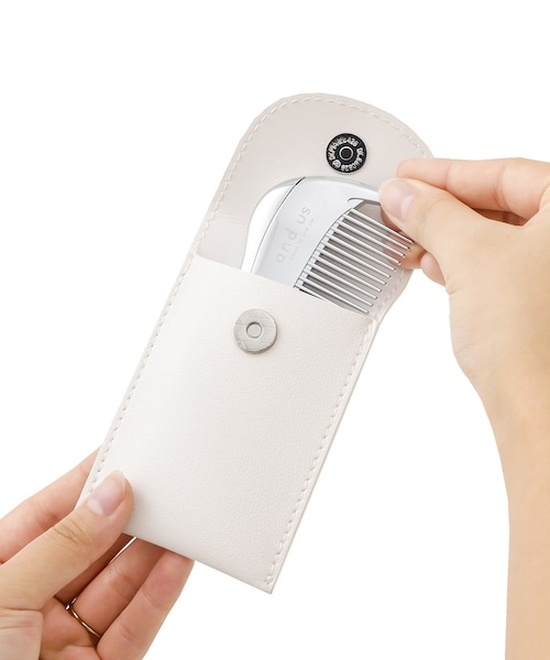 3coins（3coins）の「コームケース／and us（ポーチ・レディース・ブラック/アイボリー/ベージュ・FREE）」の2枚目の写真