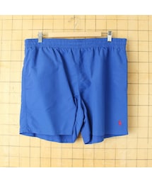 POLO RALPH LAUREN | Polo Ralph Lauren ポロ ラルフローレン ナイロン サーフショーツ ブルー メンズXL ショートパンツ 短パン アメリカ古着(その他パンツ)