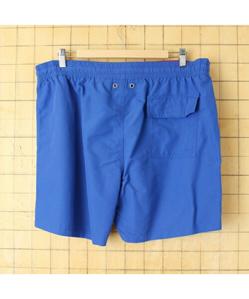 POLO RALPH LAUREN（ポロ ラルフ ローレン）の「Polo Ralph Lauren ポロ ラルフローレン ナイロン サーフショーツ ブルー メンズXL ショートパンツ 短パン アメリカ古着（その他パンツ・レディース・ブルー・XL）」の4枚目の写真