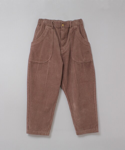 【10月中旬納期】R4380 コーデュロイのクロップドパンツ
