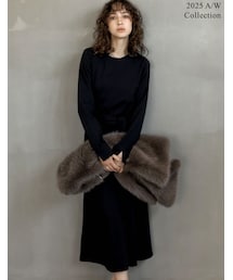 Re:EDIT（リエディ）の「ライトダンボールベルト付きワンピース - ワンピース通販 | 人気レディースファッション - Re:EDIT（リエディ）（その他・レディース）」