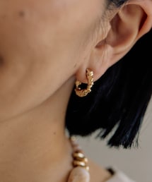 ear PAPILLONNER（イアパピヨネ）の「ゴツゴツフープイヤリング（イヤリング）」
