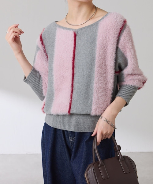 ミックス糸ニット