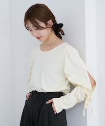 Kastane（カスタネ）の「【9.6(土)12:00発売】B ジョッパーズトップス（Tシャツ/カットソー・レディース）」