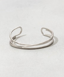 3coins | ステンレスクロスメタルバングル(バングル/リストバンド)
