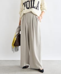 RIVE DROITE（リヴドロワ）の「予約【すっきり見え】ウォームタックワイドスラックス/10月下旬お届け予定（スラックス）」