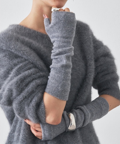 【Hoaw.】カシミヤアームウォーマー