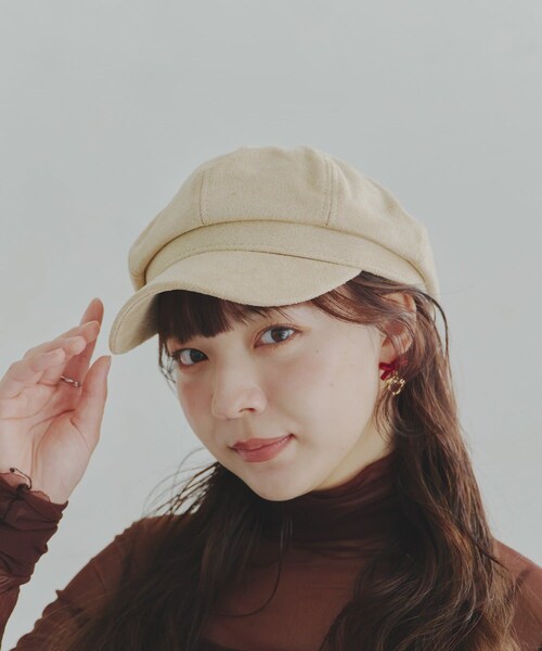 Lattice（Lattice）の「キャスケット（キャスケット・レディース・ブラック/ベージュ/ブラウン・FREE）」の3枚目の写真