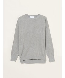 three dots（スリードッツ）の「ベーシックセーター ルーズプルオーバー（その他）」