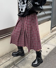 CIAOPANIC | 【２サイズ展開】チェックプリーツスカート(スカート)