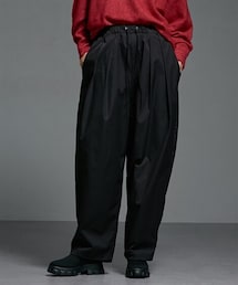 Soiunique | 光沢素材たっぷりタックボリュームパンツ ［Soiunique］(その他パンツ)