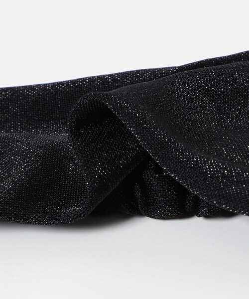 URBAN RESEARCH Sonny Label（アーバンリサーチサニーレーベル）の「ラメヘアターバン（ヘアバンド・レディース・ブラック/グレー・one）」の9枚目の写真