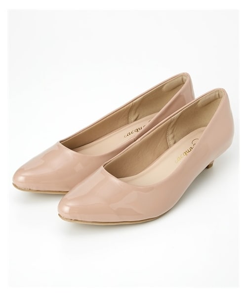 nissen（ニッセン）の「【ゆったり幅広】ポインテッドトゥローヒールパンプス（低反発中敷）（ワイズ４Ｅ）（パンプス・メンズ・黒(スムース)/キャメル(スムース)/アイボリー(スムース)/黒(スエード調)/グレー(スエード調)/アンティークシルバー/黒(エナメル調)/ピンクベージュ(エナメル調)/モカベージュ(スエード調)/ダスティーネイビー(スエード調)/グレージュ(スエード調)/ブルーグリーン(スエード調)/ダークブラウン(スエード調)/チェック柄/ブラウン(クロコ)/オーク(スムース)/ベージュ(クロコ)/ミント(スエード調)/ピンクベージュ(刺しゅう)/キャメル(メッシュ型押し)/【販売終了】ブラックチェック/オレンジブラウン(スエード調)/パイソン柄/アプリコット(スエード調)/ホワイト(型押し)/ブルーパープル(スエード調)/カーキ(スエード調)/ブラックチェック/オレンジキャメル(メッシュ型押し)/ブロンズ・23.0cm/4E/23.5cm/4E/24.0cm/4E/24.5cm/4E/25.0cm/4E/25.5cm/4E/26.0cm/4E/26.5cm/4E/27.0cm/4E）」の16枚目の写真