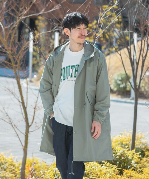 ITEMS URBANRESEARCH（アイテムズ アーバンリサーチ）の「オーバーサイズモッズコート（モッズコート・メンズ・KHK/OFF/BLK・M/L）」の3枚目の写真