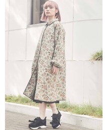 merry jenny | ジャガードAラインコート(その他アウター)