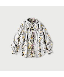 45R（フォーティファイブアール）の「インドカディブーケストライププリントのリボンブラウス（その他・レディース）」