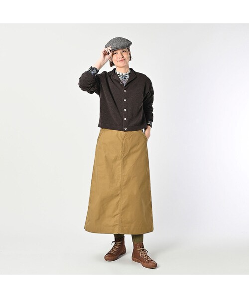 45R(フォーティファイブアール)の「カシミヤのカーディガン(トップス・メンズ・23-グレートップ/83-こげ茶トップ・02-M/03-L)」の4枚目の写真