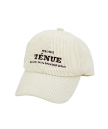 コーデュロイロゴ刺繍キャップ