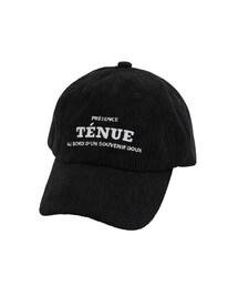 3coins | コーデュロイロゴ刺繍キャップ(キャップ)