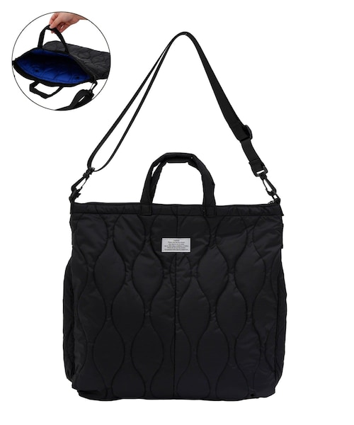 3coins(3coins)の「MILヘルメットバッグ(ショルダーバッグ・メンズ・ブラック/カーキ・FREE)」の1枚目の写真