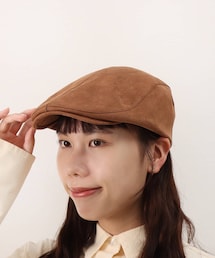 スエード調ハンチング