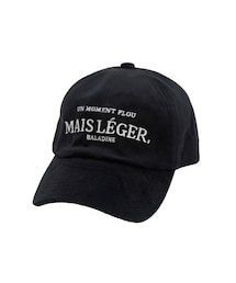 3coins | スエード調ロゴ刺繍キャップ(キャップ)