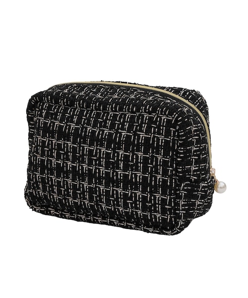 3coins（3coins）の「ツイードスクエアポーチ（ポーチ）」 - WEAR