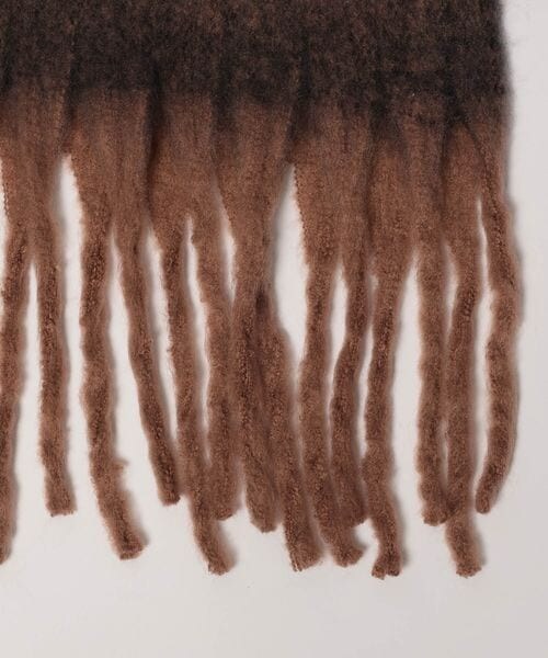 ALAND(エーランド)の「予約ALAND/ボーダーマフラー(その他・ブラウン×ブラック(50)/グリーン×ブルー(70)・F)」の11枚目の写真