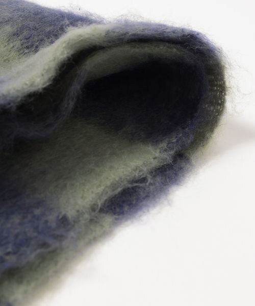 ALAND(エーランド)の「予約ALAND/ボーダーマフラー(その他・ブラウン×ブラック(50)/グリーン×ブルー(70)・F)」の7枚目の写真