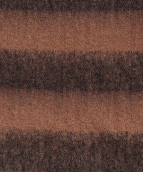 ALAND(エーランド)の「予約ALAND/ボーダーマフラー(その他・ブラウン×ブラック(50)/グリーン×ブルー(70)・F)」の12枚目の写真